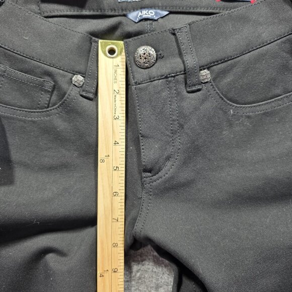 Silver Jeans Aiko Mid Super Skinny Jeans Womens 27x31 Black Stretch Fluid Denim - Picture 11 of 12